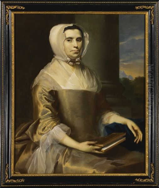 Mrs. Joseph Calef (hannah Jordan) Oil Painting by John Singleton Copley