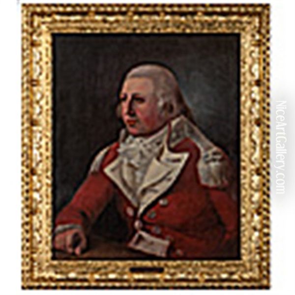 English Military Officer Oil Painting by John Singleton Copley