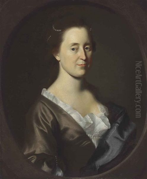 Rebecca Dudley Gerrish Oil Painting by John Singleton Copley