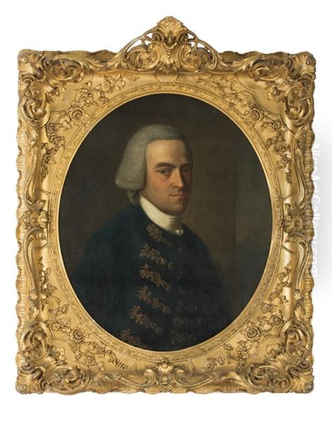 Portrait Of John Hancock, President Of The Continental Congress, First Signer Of The Declaration Of Independence And Governor Of Massachusetts Oil Painting by John Singleton Copley