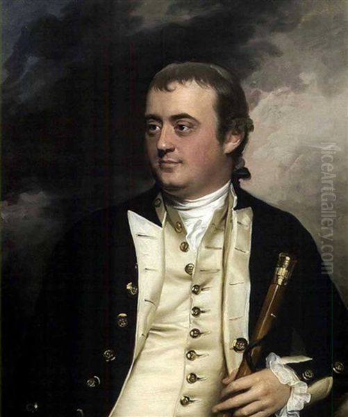 Portrait Of Benjamin Loring, Physician In The Royal Navy Oil Painting by John Singleton Copley