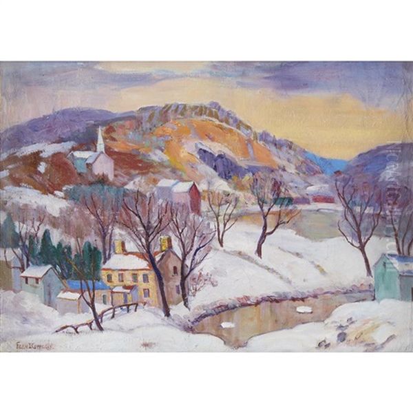 The Quarry, Point Pleasant Oil Painting by Fern Isabel Coppedge