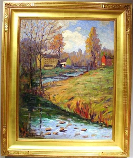 House Along The Stream by Fern Isabel Coppedge