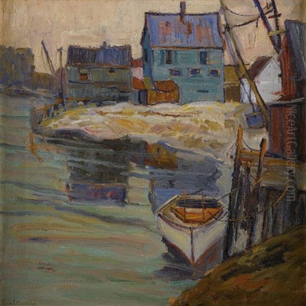 Harbor Afternoon Oil Painting by Fern Isabel Coppedge