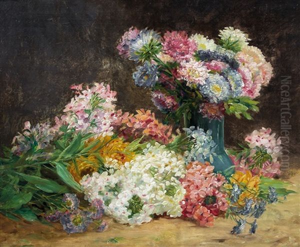 Fiori Oil Painting by Edmond Van Coppenolle