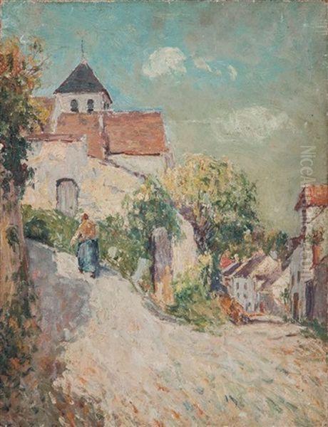 Village Anime Oil Painting by Jacques Van Coppenolle