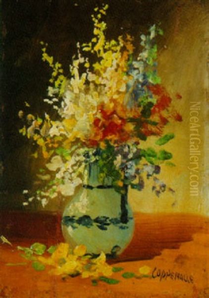 Floral Still Life Oil Painting by Jacques Van Coppenolle