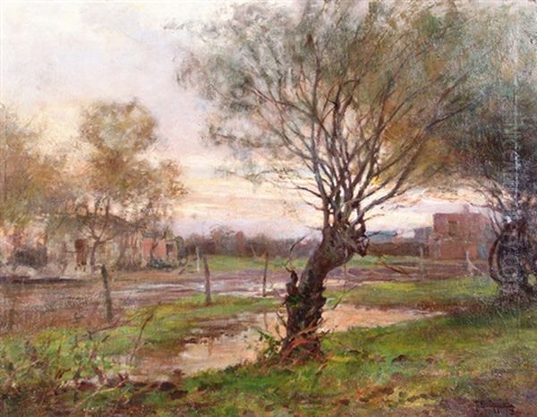 Paisaje Campestre Oil Painting by Fausto Eliseo Coppini