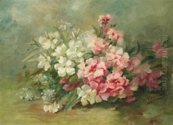 Flores Oil Painting by Emilia Coranty de Guasch