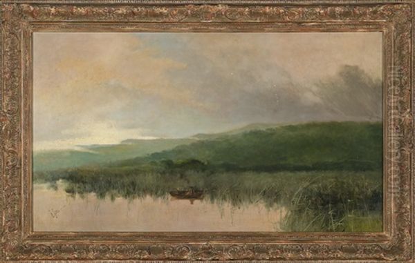 Paisaje Fluvial Oil Painting by Tomas Sans Corbella