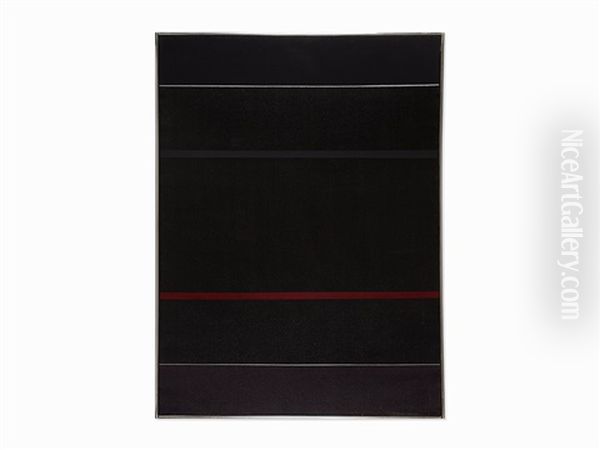 Washington D.c. 1968 (stripe Black) Oil Painting by Edward Corbet