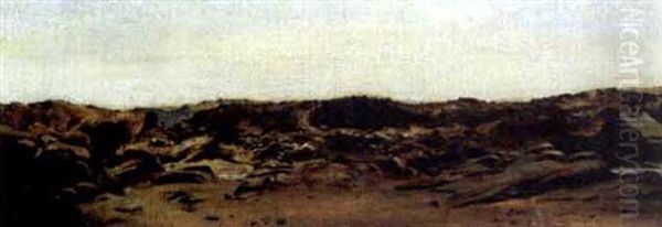 Desert Landscape Oil Painting by Matthew Ridley Corbet