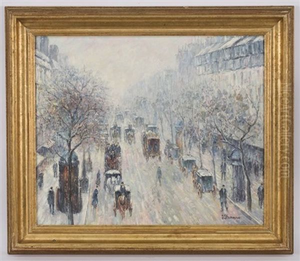 Parisian Street Scene by Gail Sherman Corbett