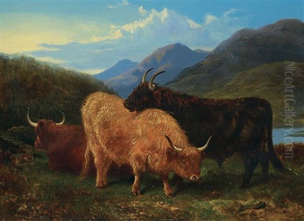 In The Highlands by Aster R. Chantrey Corbould