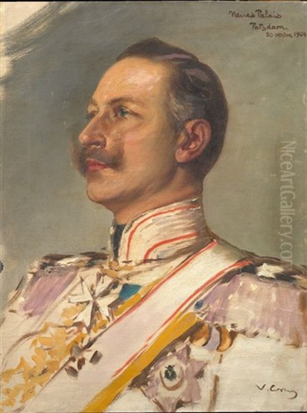 Ritratto Del Kaiser (studio) Oil Painting by Vittorio Matteo Corcos