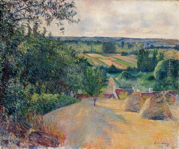 Sommerlandschaft Oil Painting by Frederic Samuel Cordey