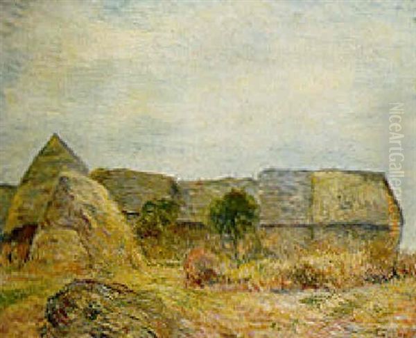 Vieille Meule Au Paysage Oil Painting by Frederic Samuel Cordey