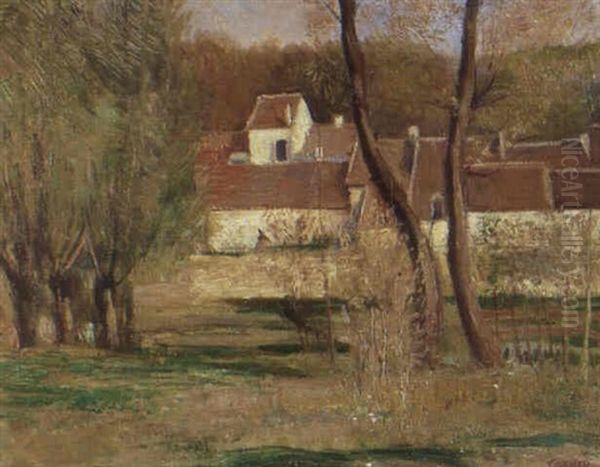 Dorfansicht Oil Painting by Frederic Samuel Cordey