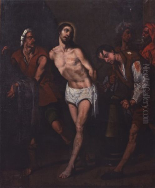 Le Christ Aux Liens Oil Painting by Belisario Corenzio