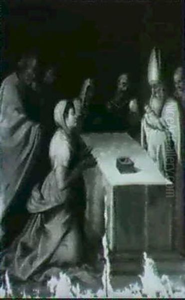 The Presentation In The Temple by Belisario Corenzio