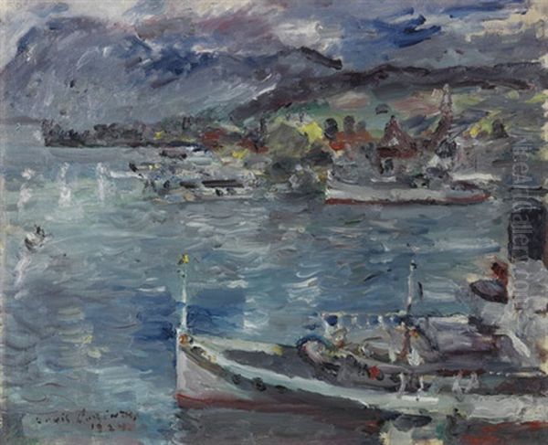 Luzerner See Am Vormittag Oil Painting by Lovis Corinth