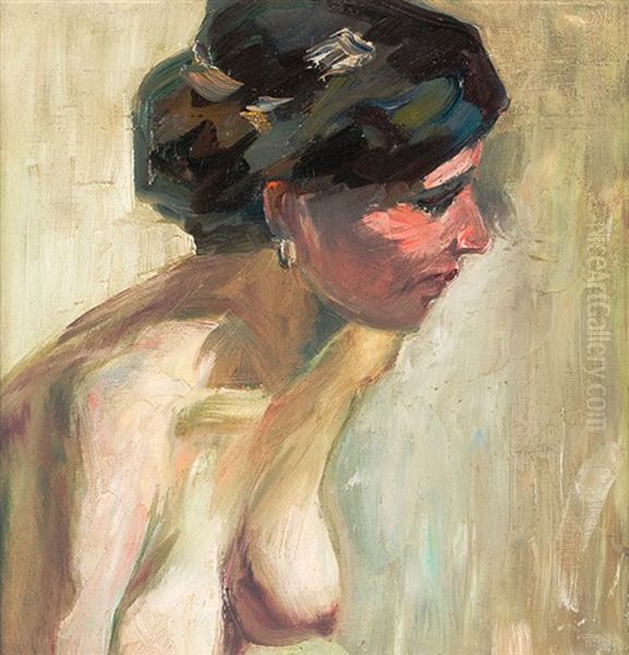 Frauenbildnis Oil Painting by Lovis Corinth