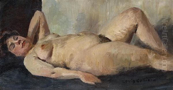 Liegender Akt Oil Painting by Lovis Corinth