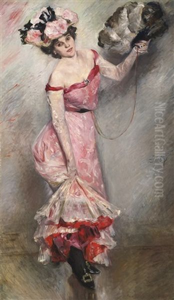 Portrait Of Elly Oil Painting by Lovis Corinth