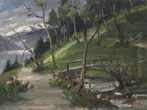 Gebirgslandschaft Oil Painting by Lovis Corinth