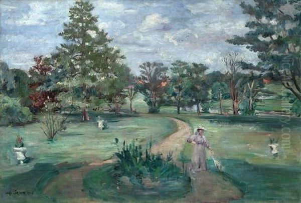 Schlosspark Oil Painting by Lovis Corinth