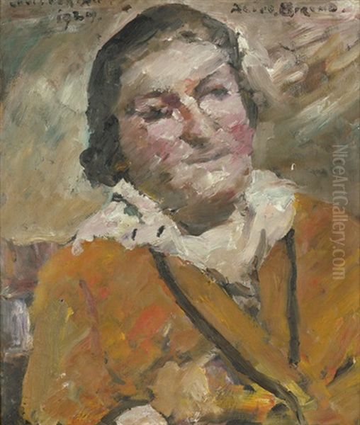 Portrait Der Schriftstellerin Alice Berend Oil Painting by Lovis Corinth