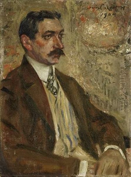 Portrat Dr. Ludwig Kraft Oil Painting by Lovis Corinth