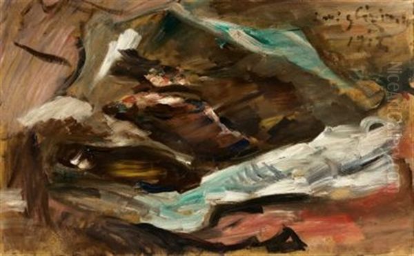 Stillleben Mit Fischen Oil Painting by Lovis Corinth