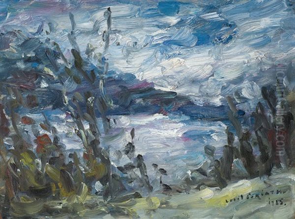 Walchensee Oil Painting by Lovis Corinth