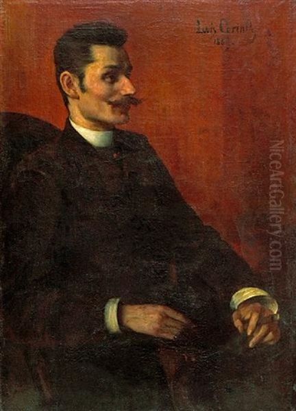 A Portrait Of Herr Lilienthal Oil Painting by Lovis Corinth