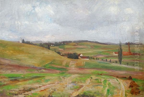 The Distance - A Landscape Near Brunshaupten At The Baltic Sea Oil Painting by Lovis Corinth