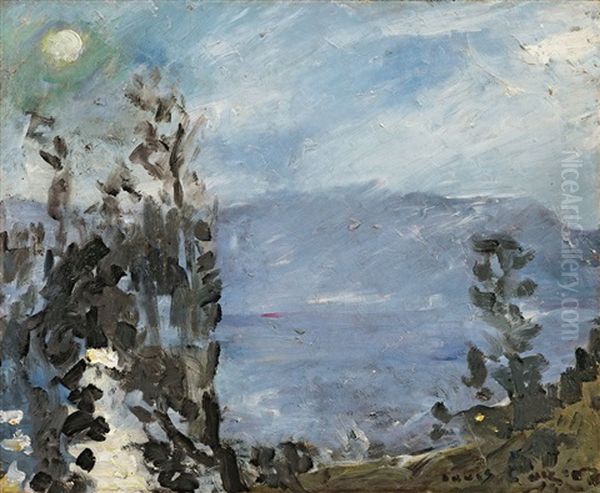 Walchensee, Junimond Oil Painting by Lovis Corinth