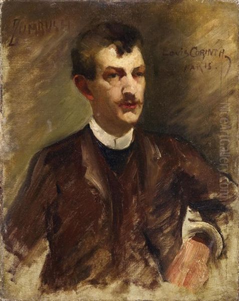 Portrat Des Malerfreundes Ludwig Von Zumbusch Oil Painting by Lovis Corinth