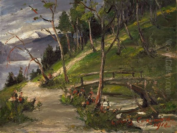 Gebirgslandschaft Oil Painting by Lovis Corinth