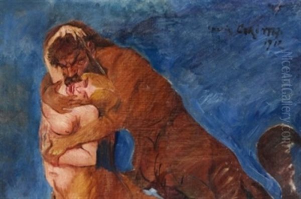 Zentaurenpaar Oil Painting by Lovis Corinth