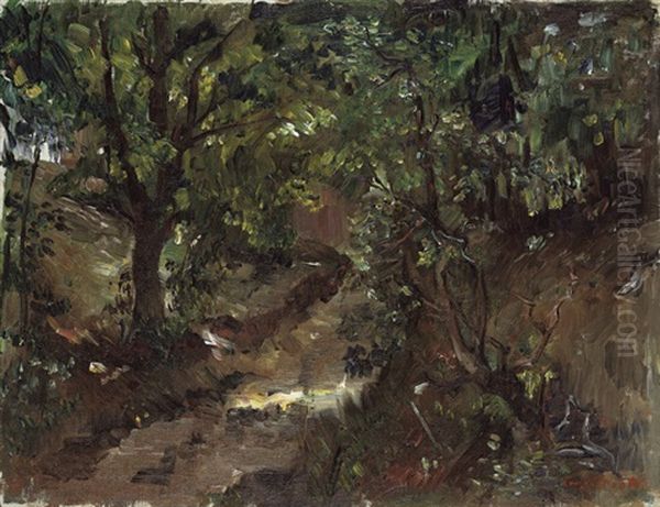 Waldweg Oil Painting by Lovis Corinth