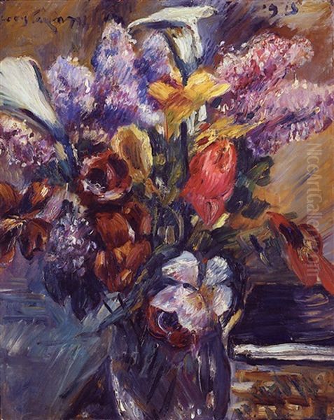 Tulpen, Flieder Und Kalla Oil Painting by Lovis Corinth