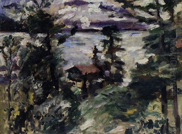 Walchensee, Morgennebel (walchensee, Morning Fog) Oil Painting by Lovis Corinth