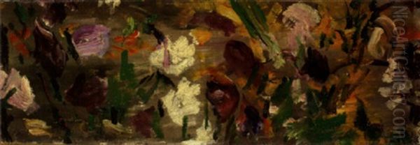 Blumen Oil Painting by Lovis Corinth