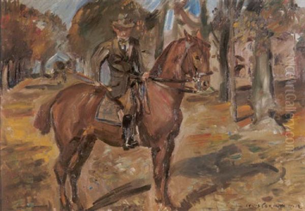 Reiter In Niendorf Oil Painting by Lovis Corinth