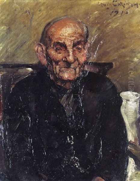 Alter Mann Oil Painting by Lovis Corinth