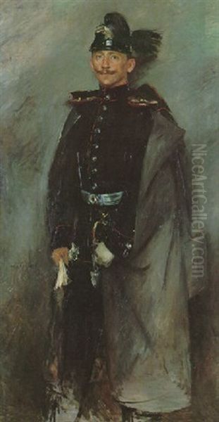 Portrat Des Malers Paul Bach Oil Painting by Lovis Corinth