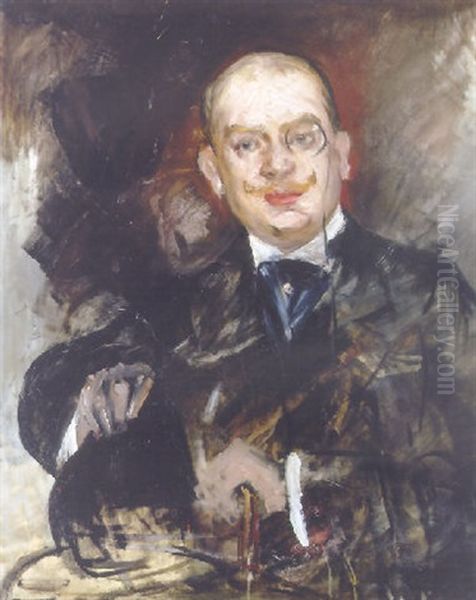 Portrat Ado Von Wilke, 1898 Oil Painting by Lovis Corinth