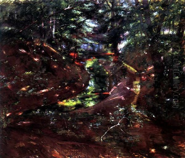 Waldinnneres Bei Bernried Oil Painting by Lovis Corinth