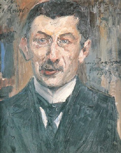 Edward Kruger Oil Painting by Lovis Corinth